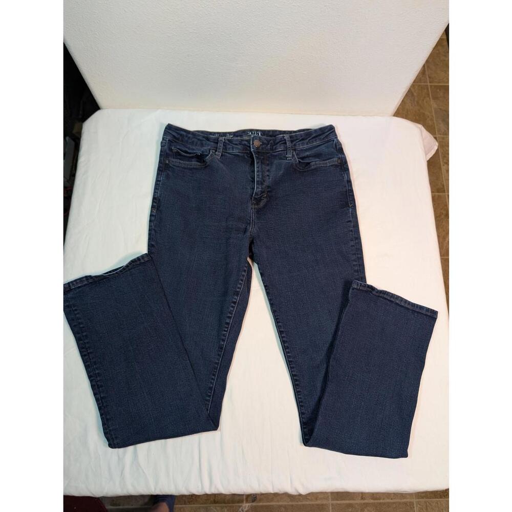 a.n.a Dark Blue Straight Leg Jeans Women's Size 14 Tall